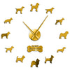 Modern Dog Lover Wall Clock
