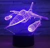 LED Airplane Table Lamp