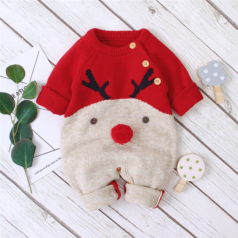 Baby Reindeer Christmas Sweater
